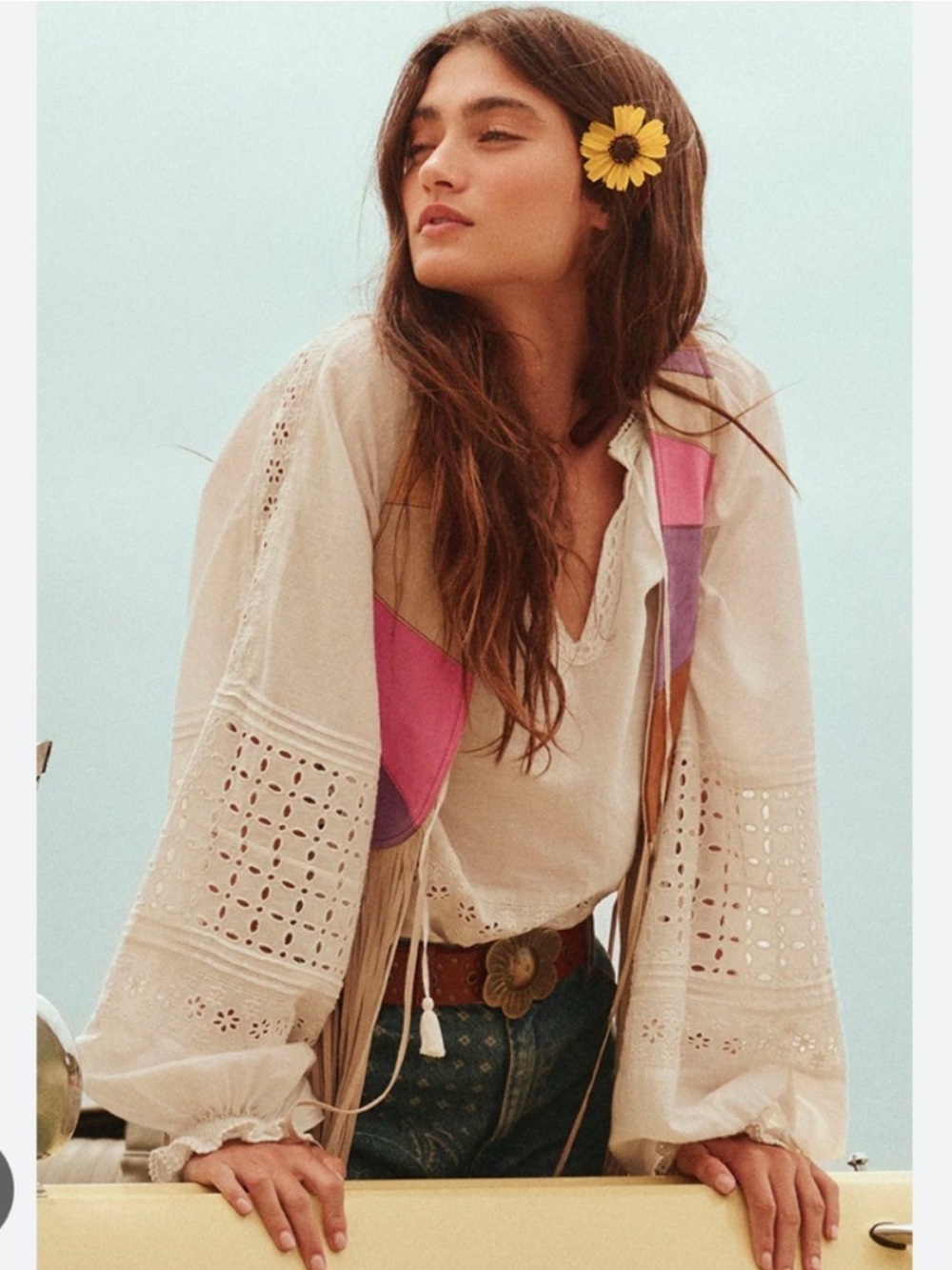 NWT Spell Aquarius Suede Vest in size Small - Picture 5 of 13